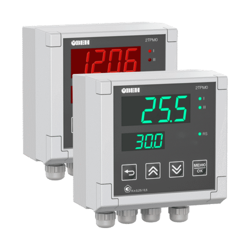 2ТРМ0 двухканальный измеритель с интерфейсом RS-485