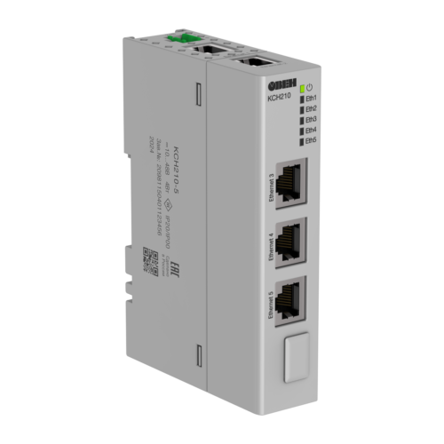 КСН210-5 - промышленный неуправляемый L2 коммутатор с 5 портами 10/100Base-T/TX
