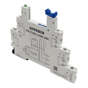 Монтажные колодки KIPPRIBOR PYF-011BE (для 1-контактных промежуточных реле серии SR)